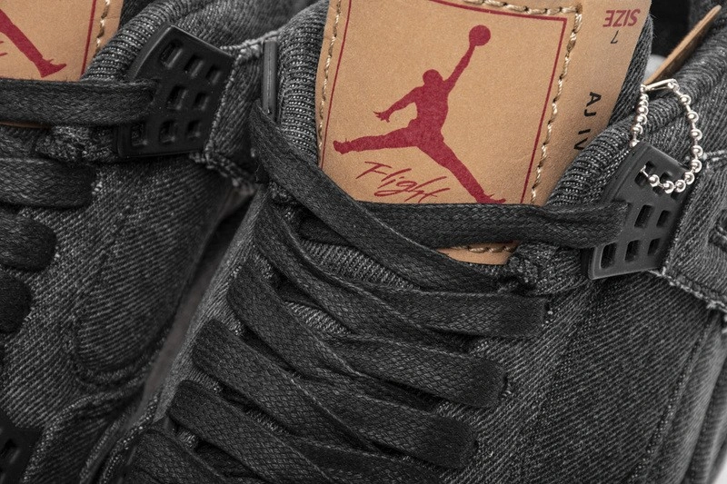 Levi's Air Jordan 4 Black Denim AO2571-001