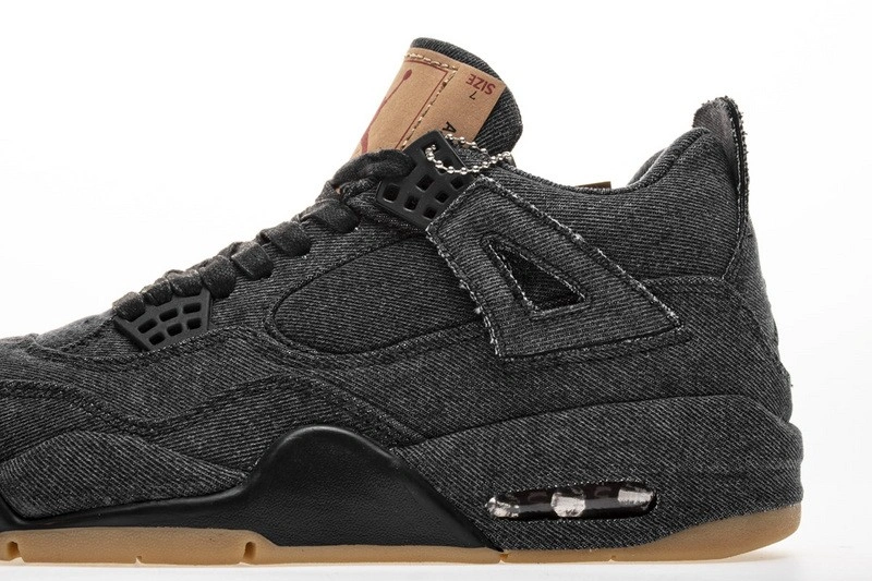 Levi's Air Jordan 4 Black Denim AO2571-001