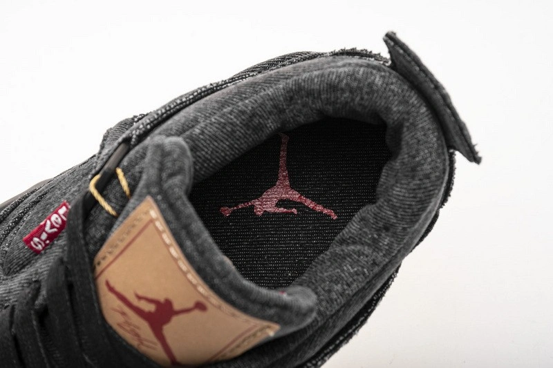 Levi's Air Jordan 4 Black Denim AO2571-001