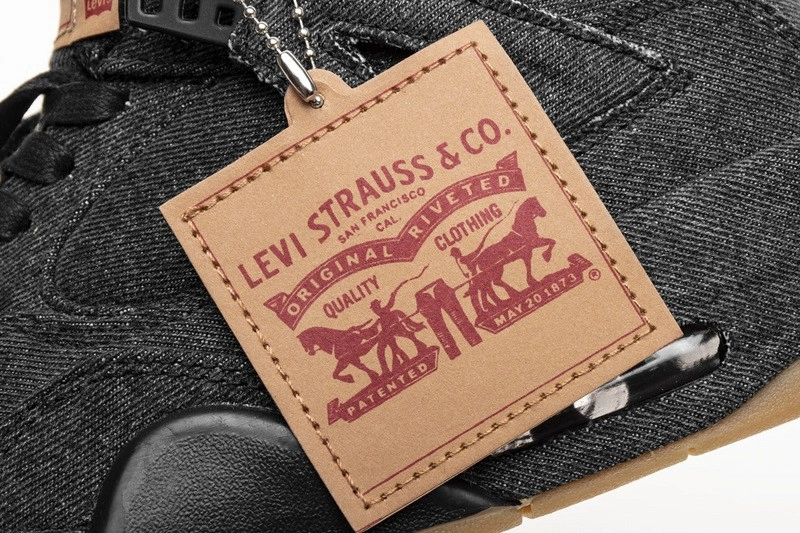 Levi's Air Jordan 4 Black Denim AO2571-001