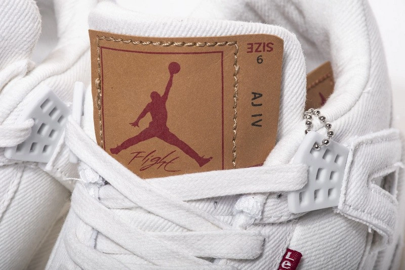 Levi's Air Jordan 4 White Denim AO2571-100