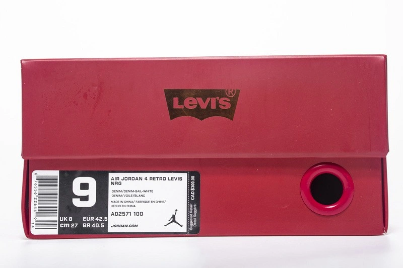 Levi's Air Jordan 4 White Denim AO2571-100