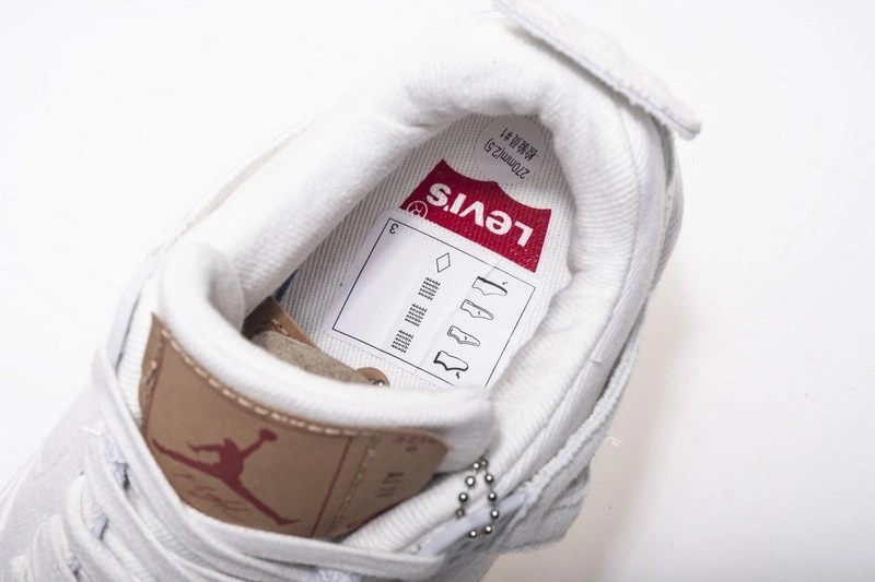 Levi's Air Jordan 4 White Denim AO2571-100