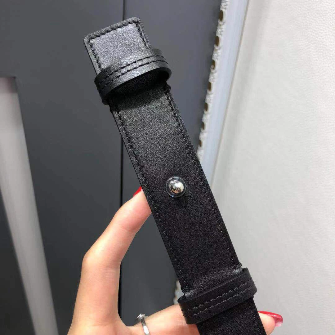Loewe Unisex double-sided leather belt 190322