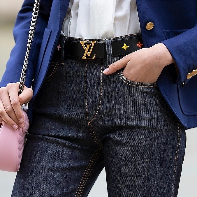 Louis Vuitton NEW WAVE 35mm belt M0078U