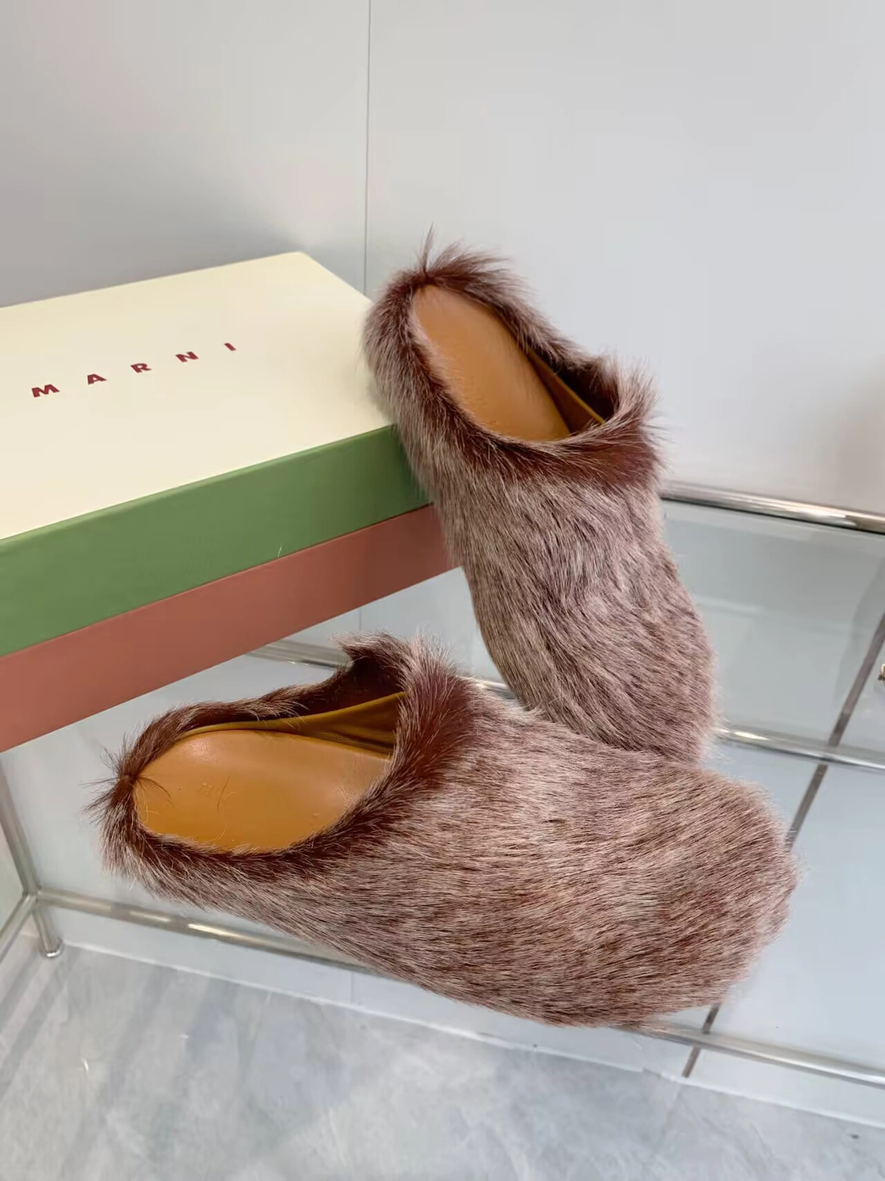 MARNI  Fussbett Sabot Loafers