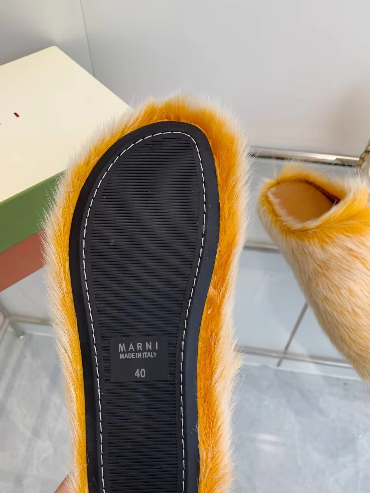 MARNI  Fussbett Sabot Loafers