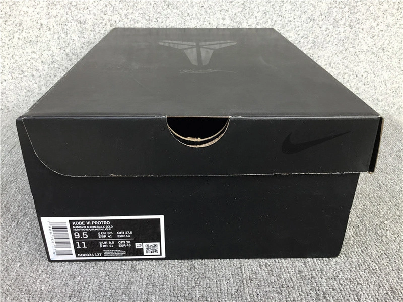 NIKE ZOOM KOBE 6 BALCK DEL SOL KB0824-127