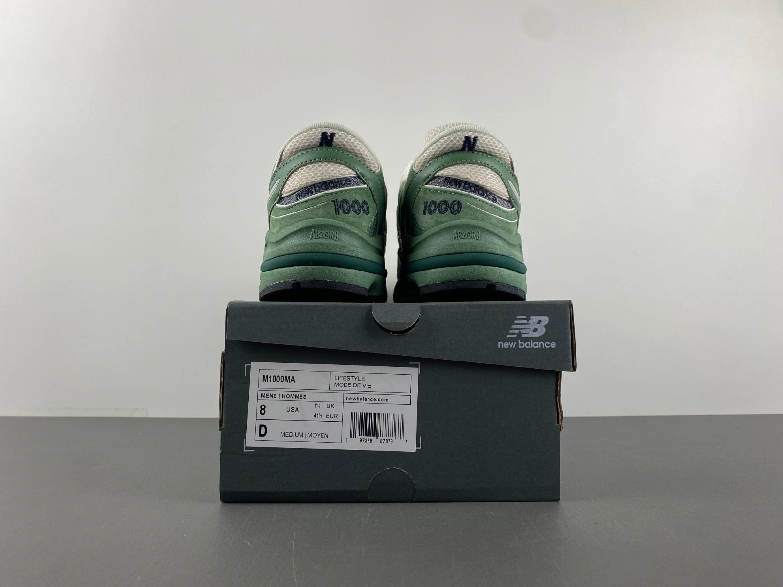 New Balance 1000 Green Grey Men's - M1000MA