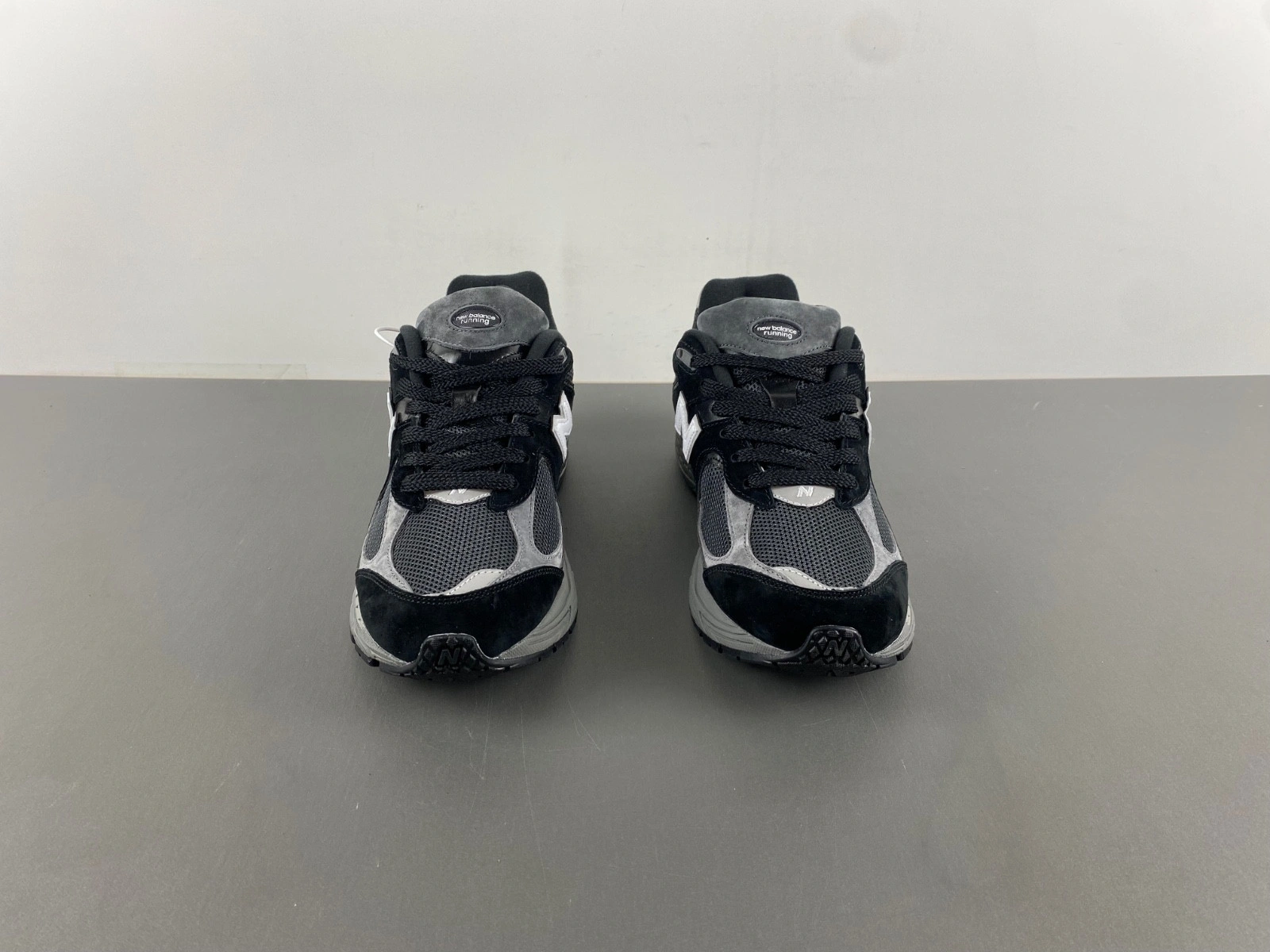 New Balance 2002R Black Dark Grey White
