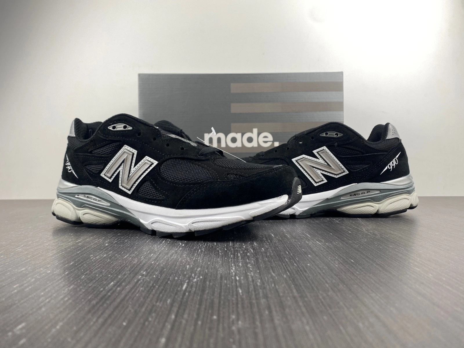 New Balance 990v3 Black White - M990BS3