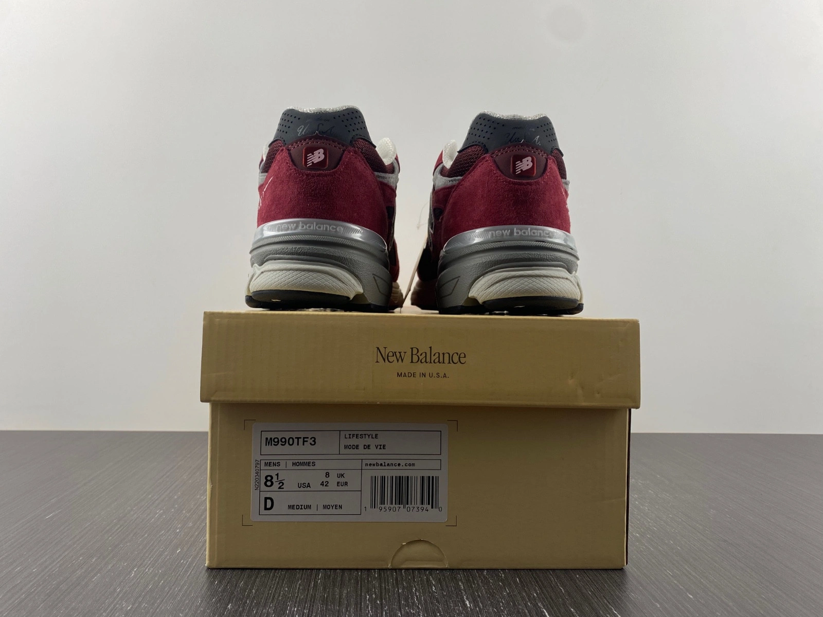 New Balance 990v3 MiUSA Teddy Santis Scarlet  M990TF3