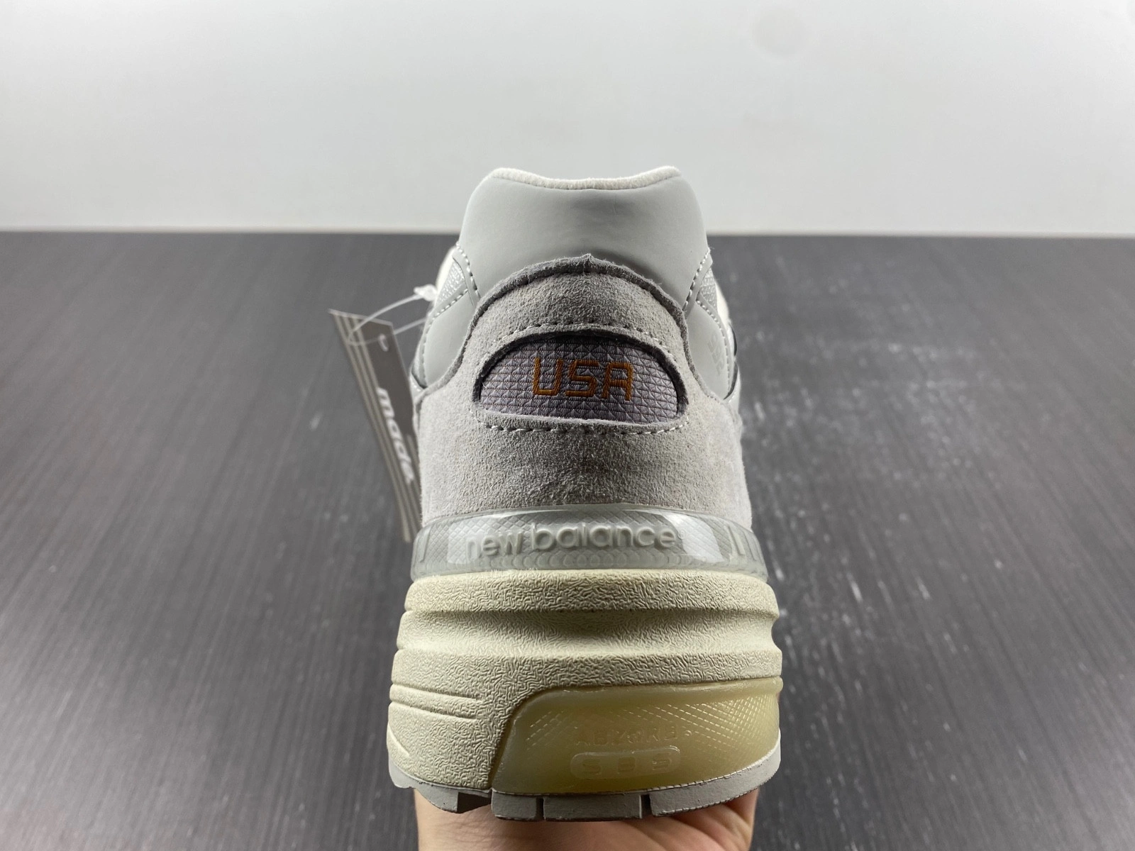 New Balance 992 White Silver   Nimbus Cloud M992MD