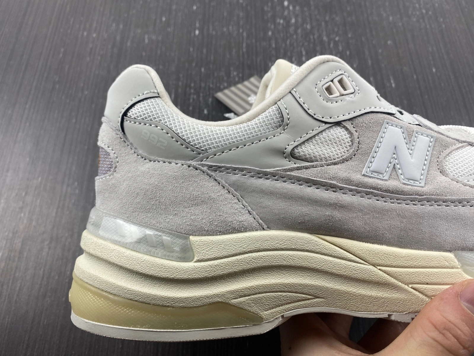 New Balance 992 White Silver   Nimbus Cloud M992MD