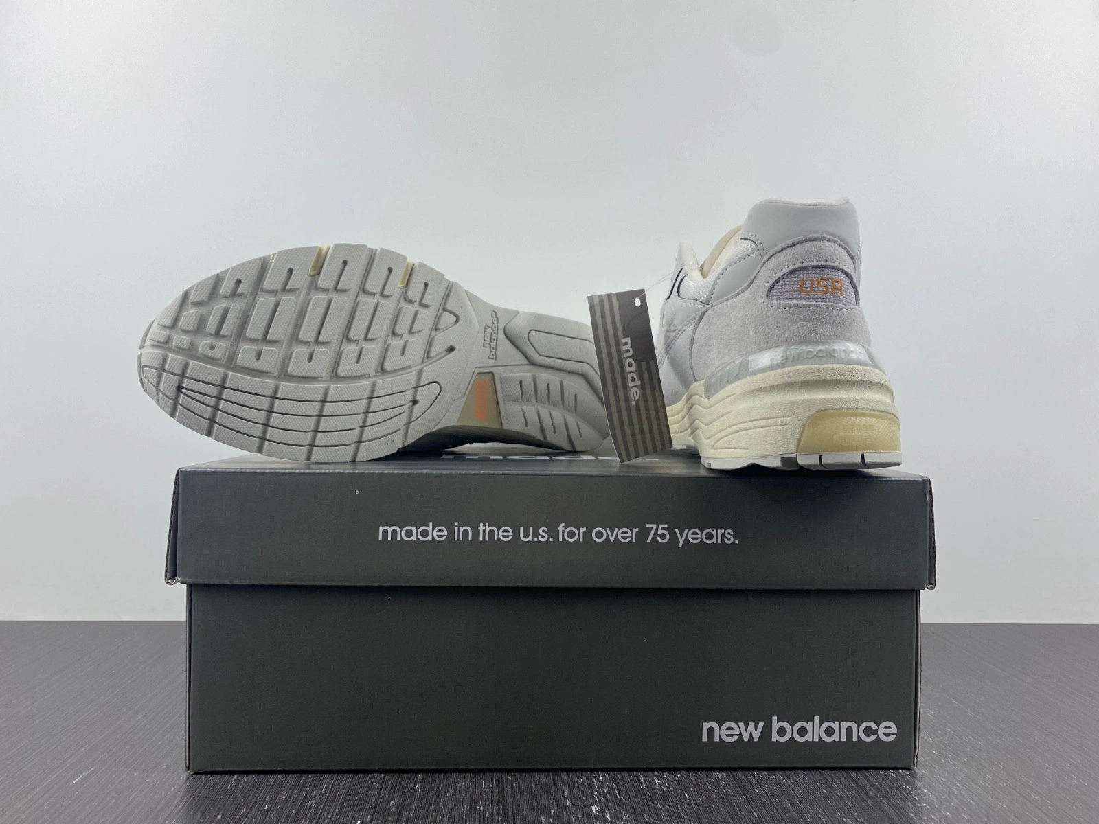 New Balance 992 White Silver   Nimbus Cloud M992MD
