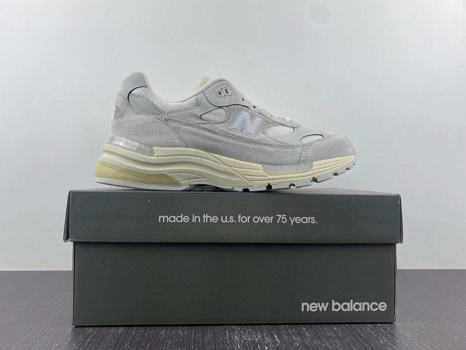 New Balance 992 White Silver   Nimbus Cloud M992MD