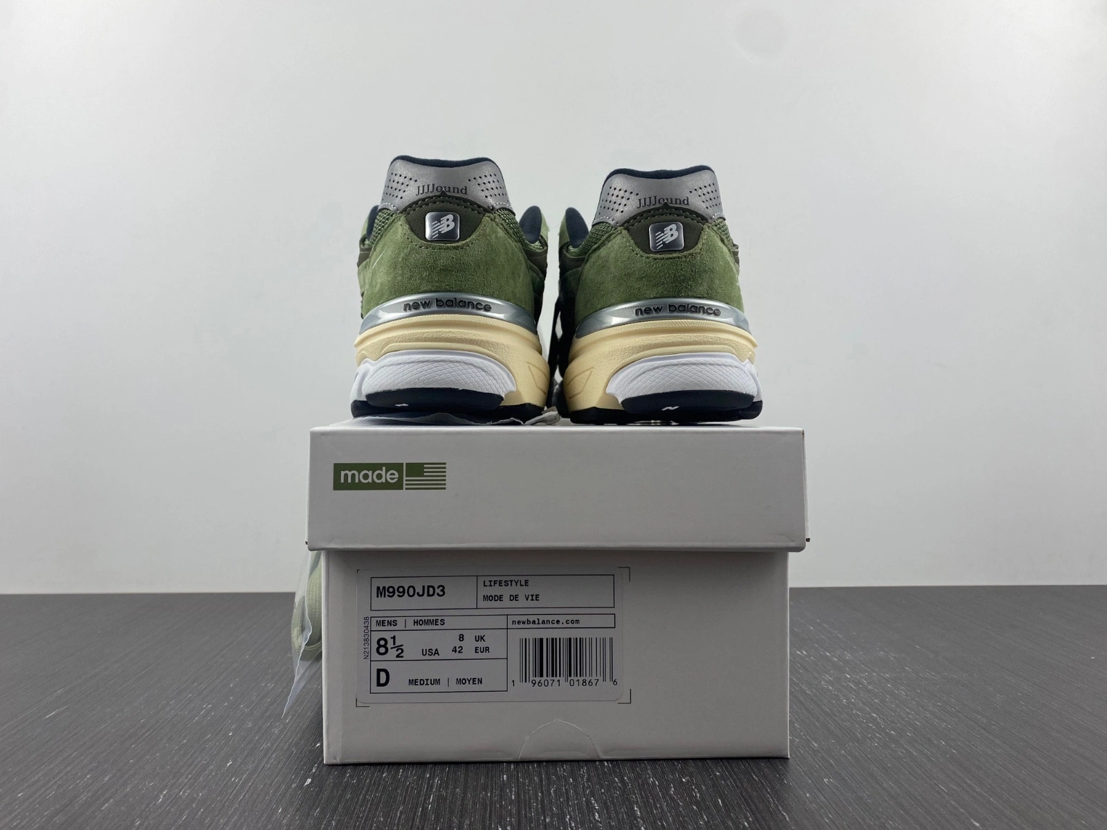 New Balance JJJJound x 990v3 Made In USA 'Olive' M990JD3