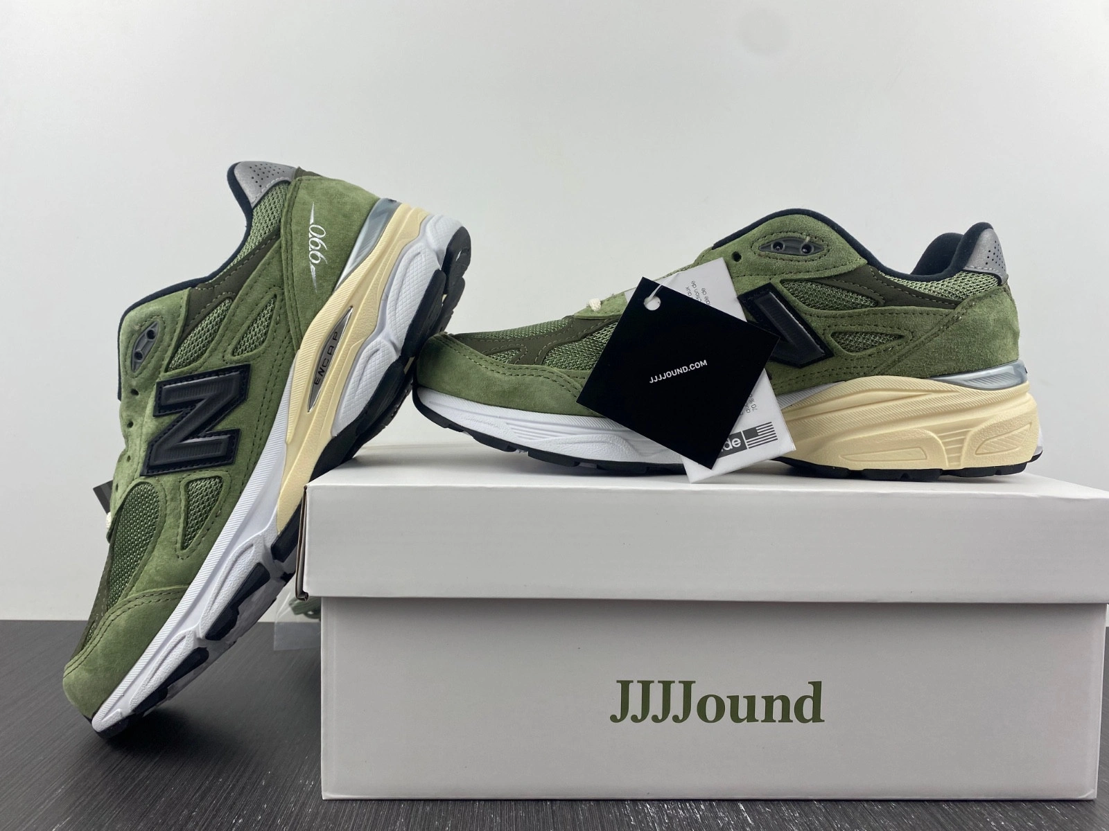 New Balance JJJJound x 990v3 Made In USA 'Olive' M990JD3