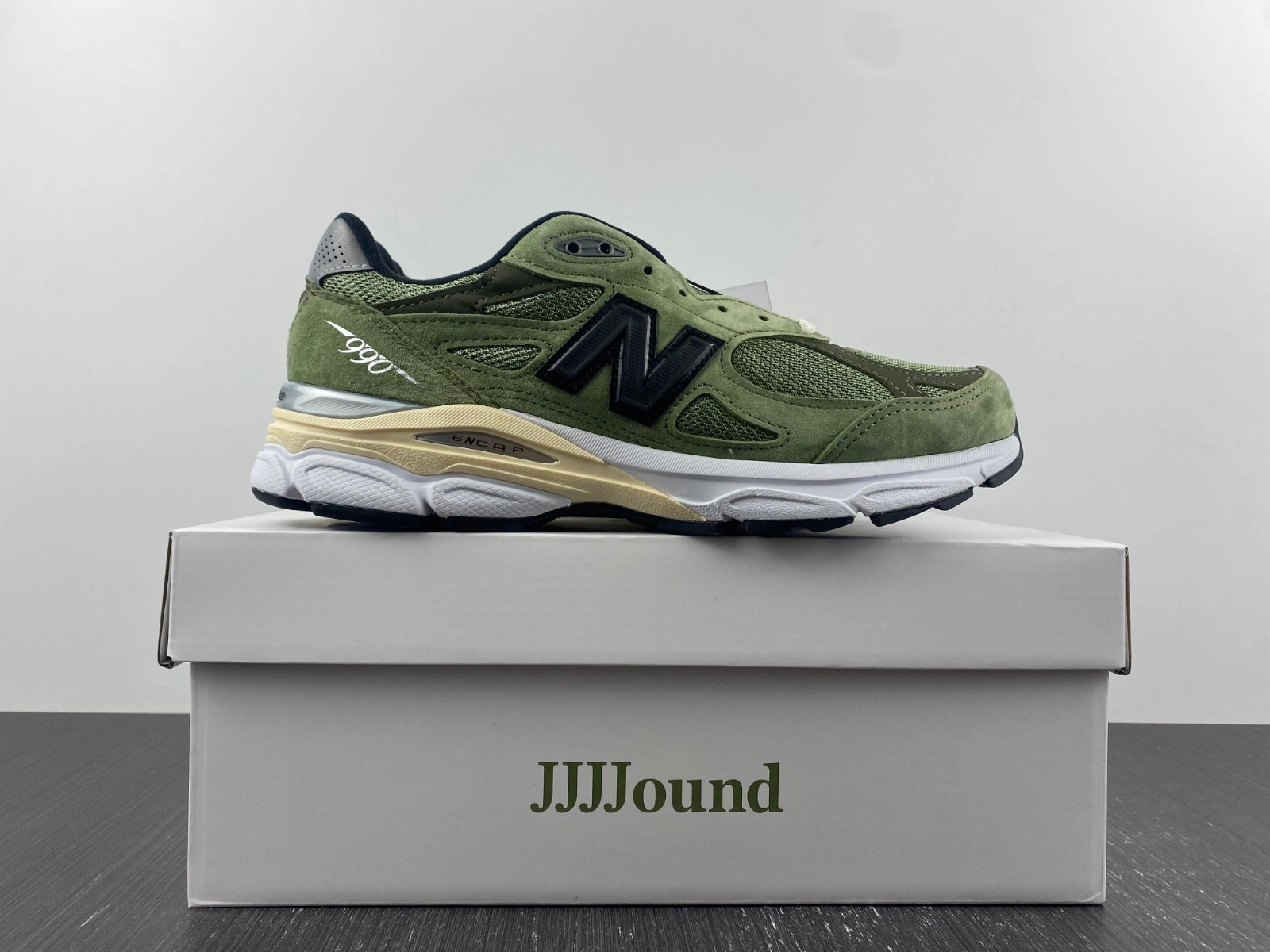 New Balance JJJJound x 990v3 Made In USA 'Olive' M990JD3