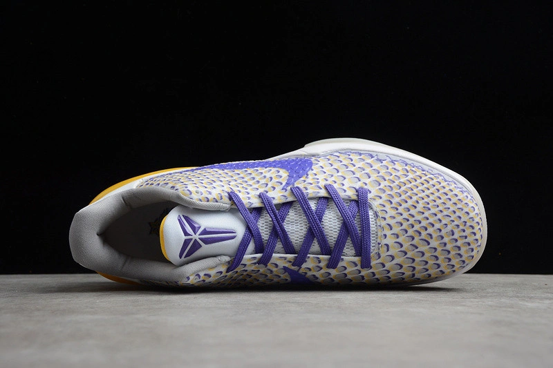New Nike Kobe VI 6 Protro White Purple Yellow CW2190-105