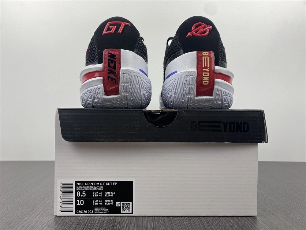 Nike  Air Zoom GT Cut EP 'Black Fusion Red' - CZ0176 003