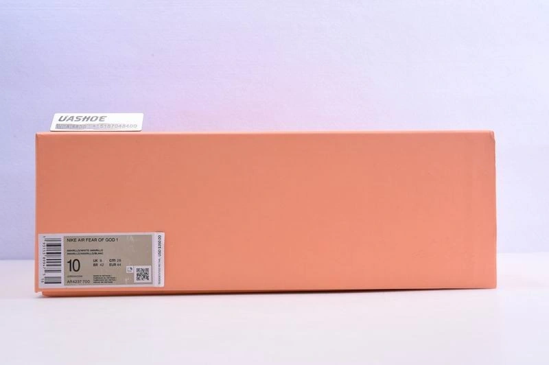 Nike Air Fear Of God 1 Yellow  AR4237-700