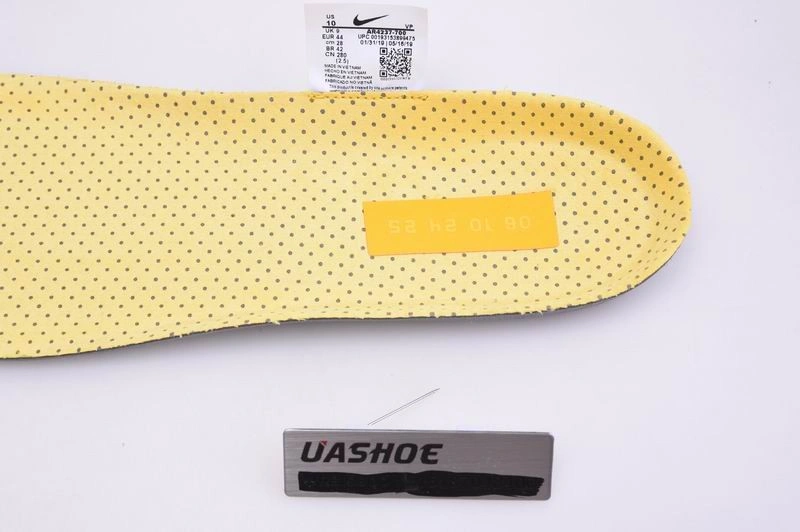 Nike Air Fear Of God 1 Yellow  AR4237-700