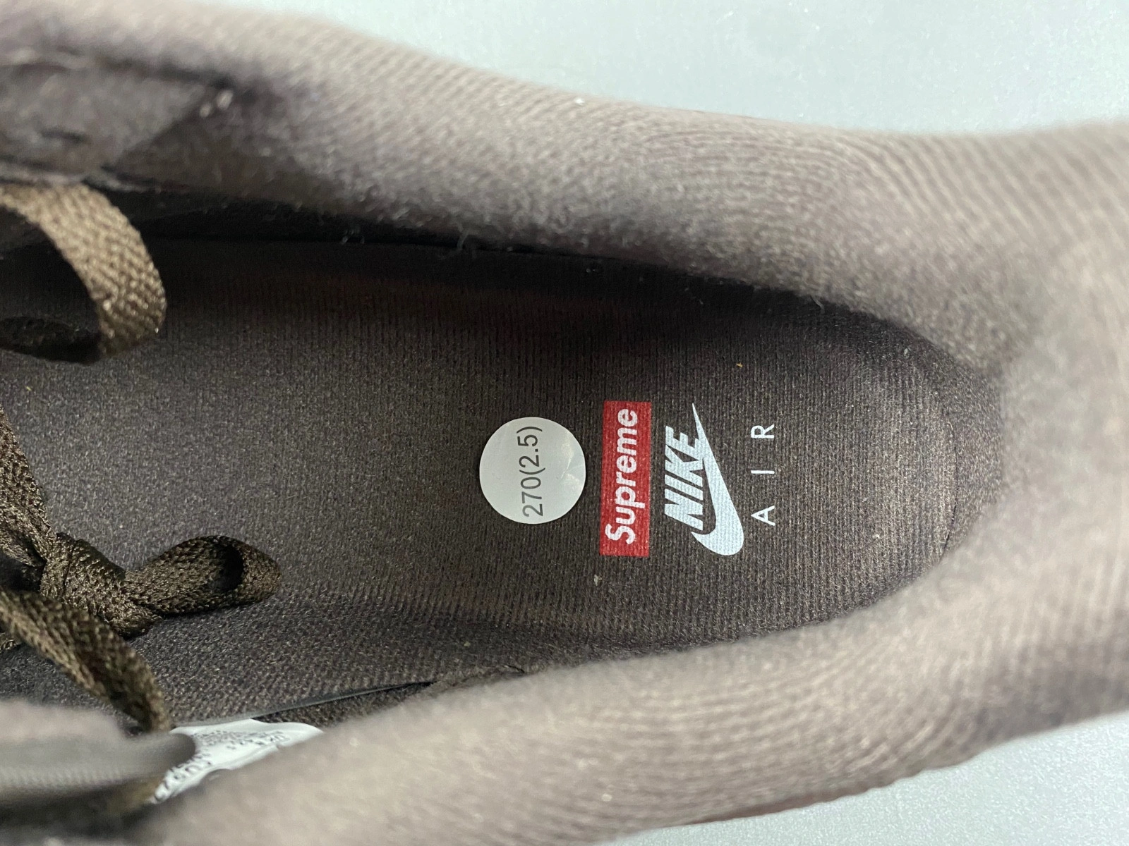 Nike Air Force 1 Low x Supreme 'Baroque Brown' CU9225-200