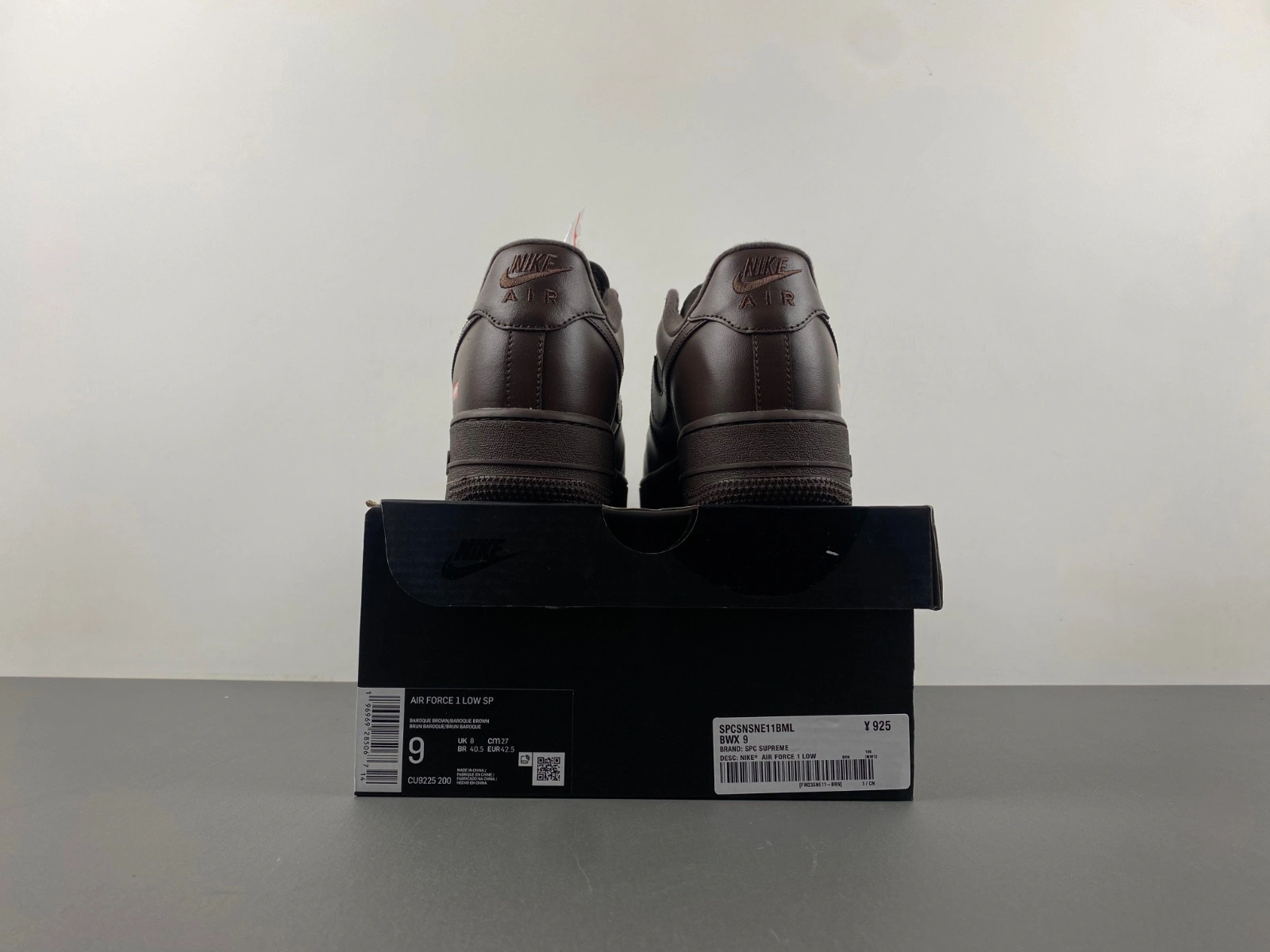 Nike Air Force 1 Low x Supreme 'Baroque Brown' CU9225-200