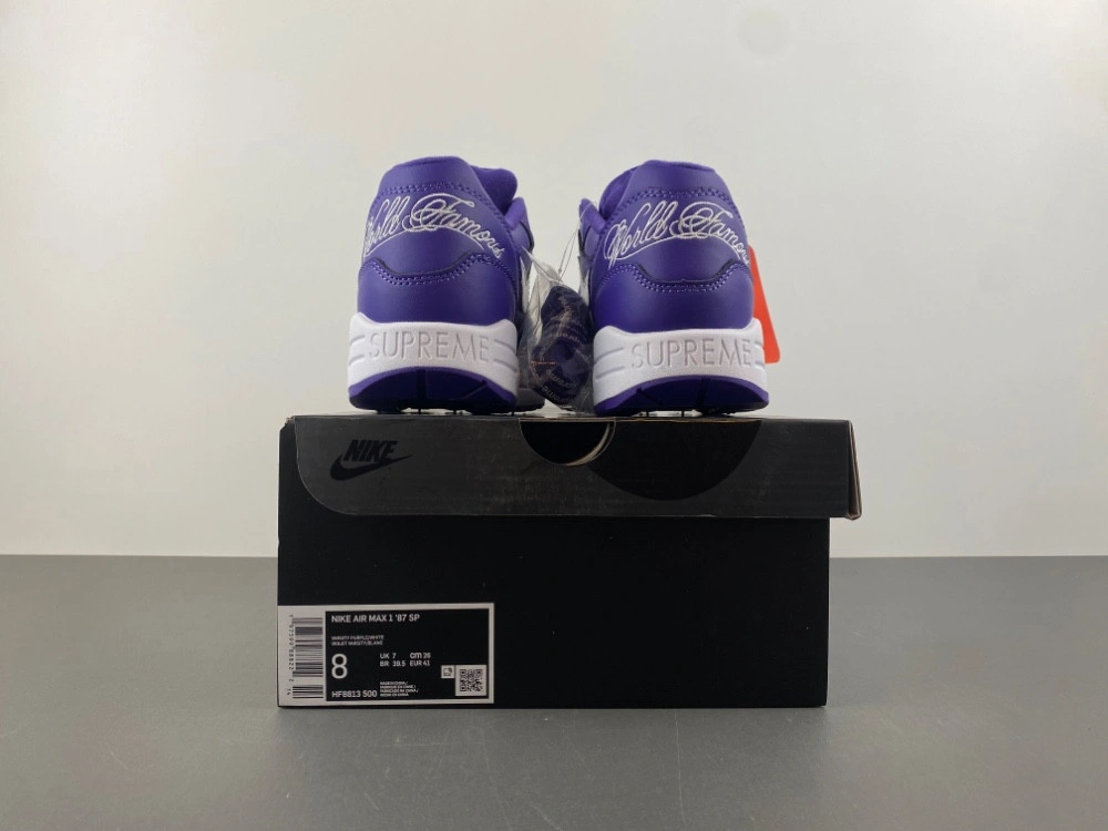 Nike Air Max 1 '87 SP Supreme Varsity Purple HF8813-500