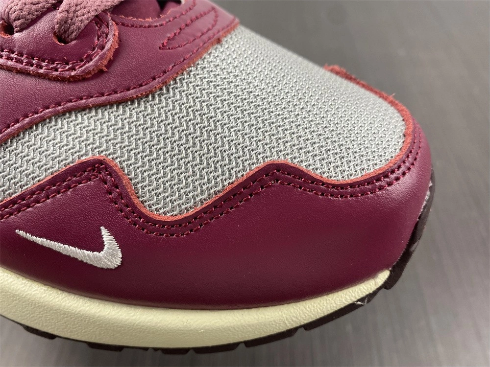 Nike Air Max 1 Patta Waves Rush Maroon (with Bracelet)  DO9549-001