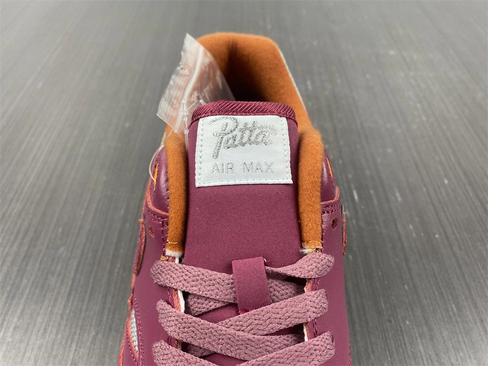 Nike Air Max 1 Patta Waves Rush Maroon (with Bracelet)  DO9549-001