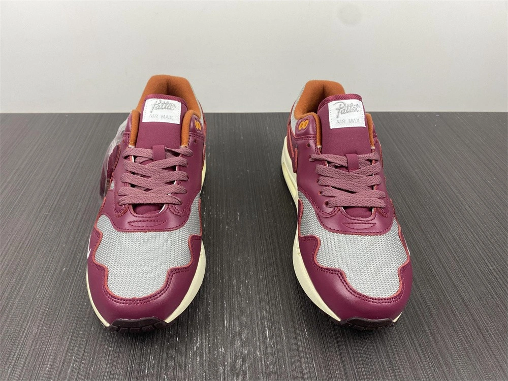 Nike Air Max 1 Patta Waves Rush Maroon (with Bracelet)  DO9549-001