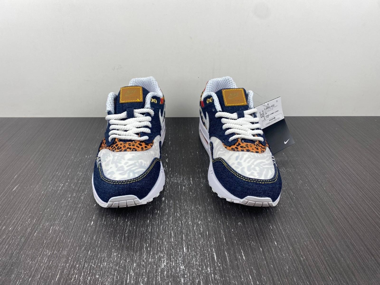 Nike Air Max 1 Premium Denim Leopard Men's - FJ4452-432