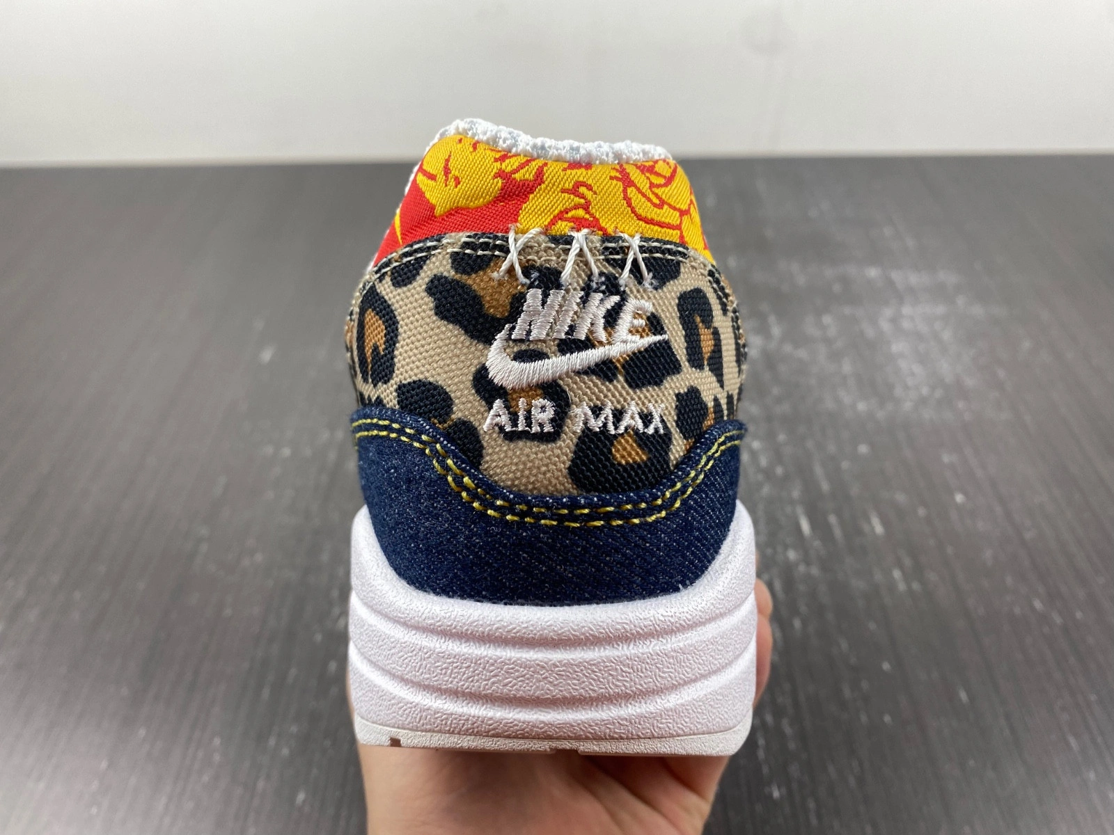 Nike Air Max 1 Premium Denim Leopard Men's - FJ4452-432