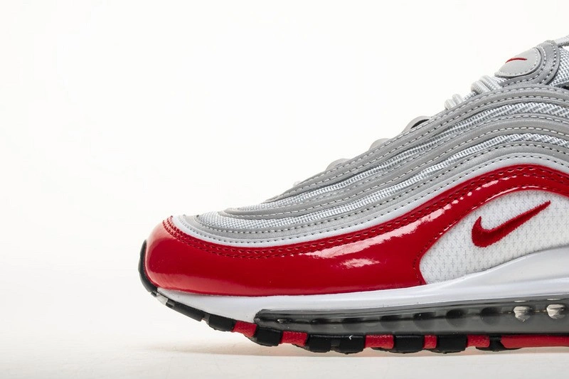 Nike Air Max 97 pure platinum university red   921826 -009