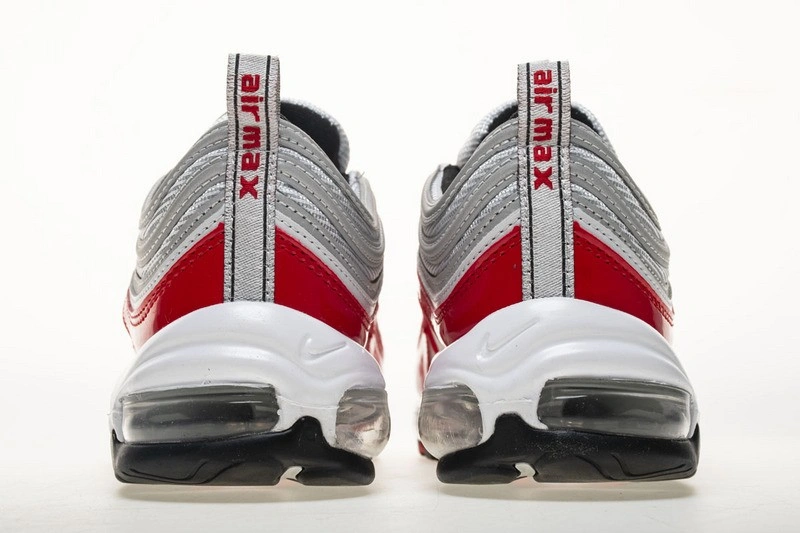 Nike Air Max 97 pure platinum university red   921826 -009