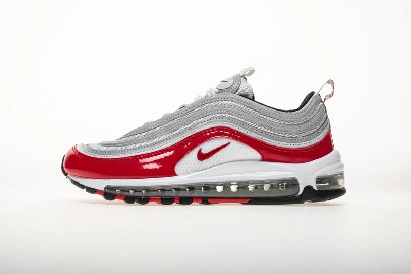 Nike Air Max 97 pure platinum university red   921826 -009