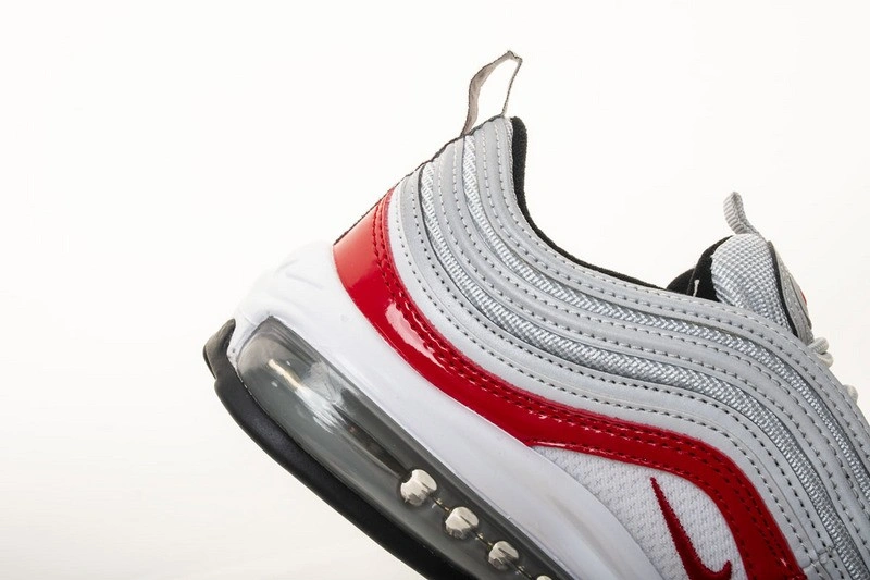 Nike Air Max 97 pure platinum university red   921826 -009