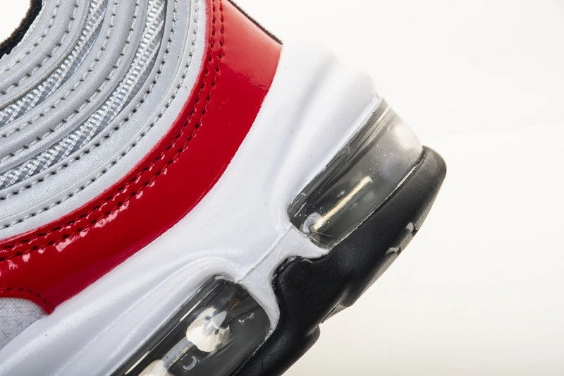 Nike Air Max 97 pure platinum university red   921826 -009