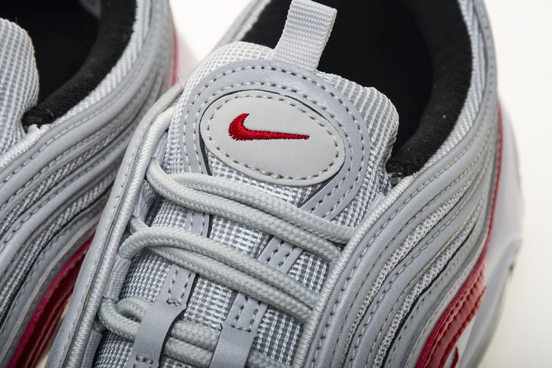Nike Air Max 97 pure platinum university red   921826 -009