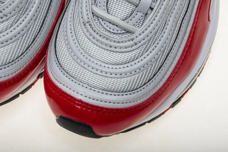 Nike Air Max 97 pure platinum university red   921826 -009