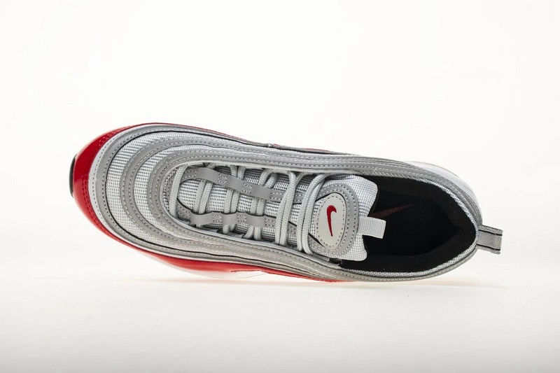 Nike Air Max 97 pure platinum university red   921826 -009