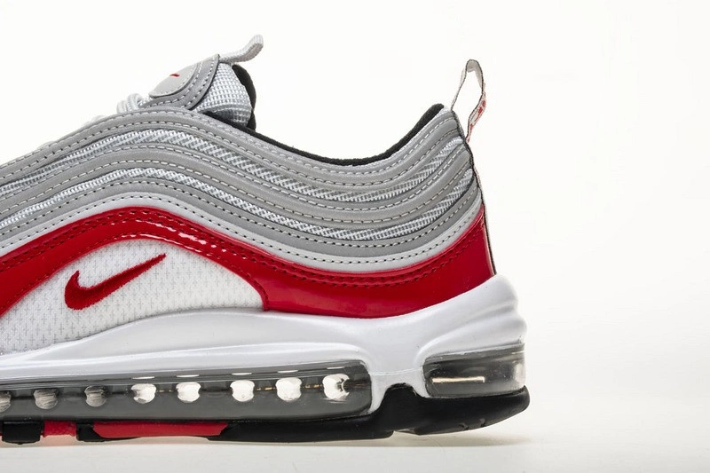 Nike Air Max 97 pure platinum university red   921826 -009