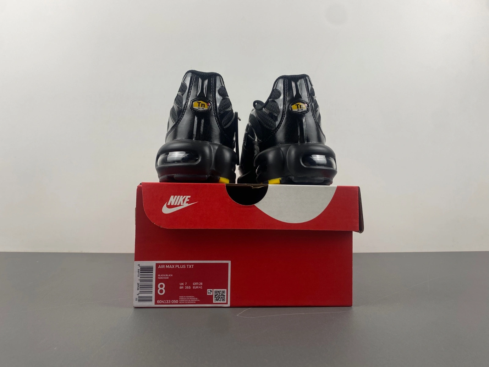 Nike Air Max Plus Triple Black Men's 604133-050