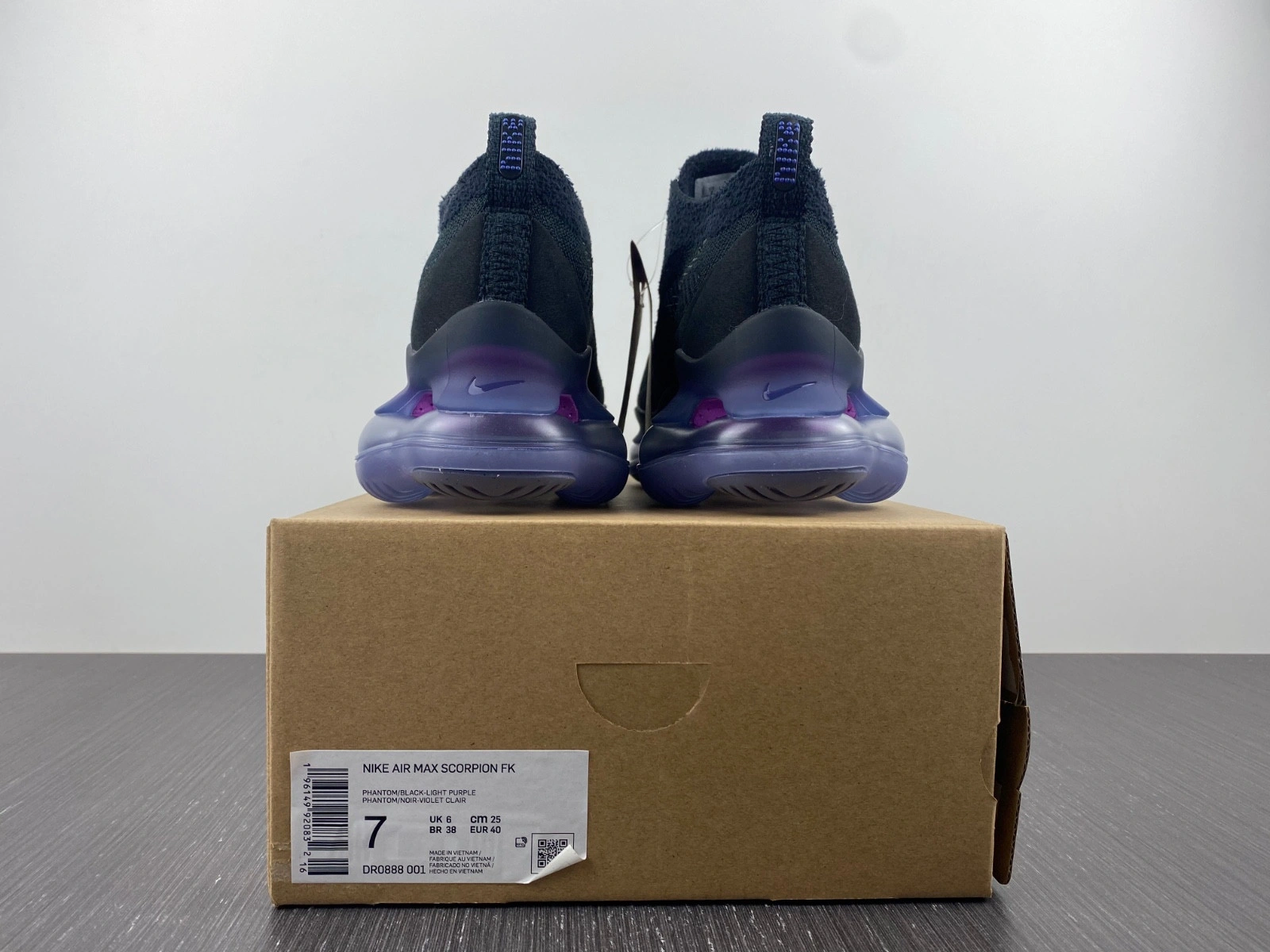 Nike Air Max Scorpion FK Black Purple (Women's)  DR0888-001