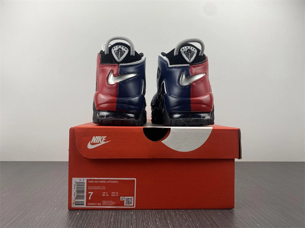 Nike Air More Uptempo Alternates Split Navy Red (GS)  DM0017-001