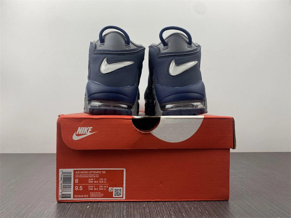 Nike Air More Uptempo Cool Grey Midnight Navy  921948-003