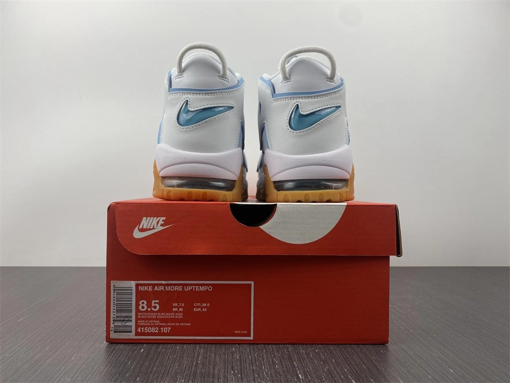 Nike Air More Uptempo White Aqua Gum (GS) - 415082-107