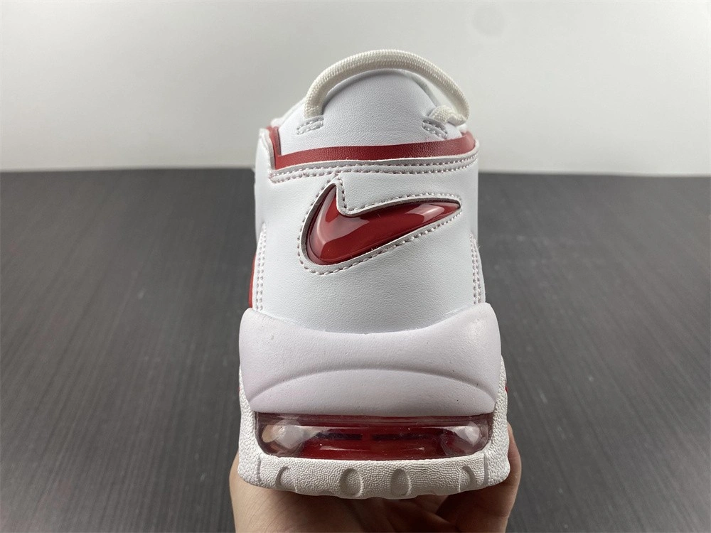 Nike Air More Uptempo White Varsity Red Outline  921948-102